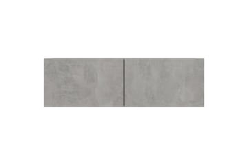 TV-benker 4 stk betonggrå 100x30x30 cm sponplate - Grå - Møbler - Mediamøbel & tv møbel - TV-skap