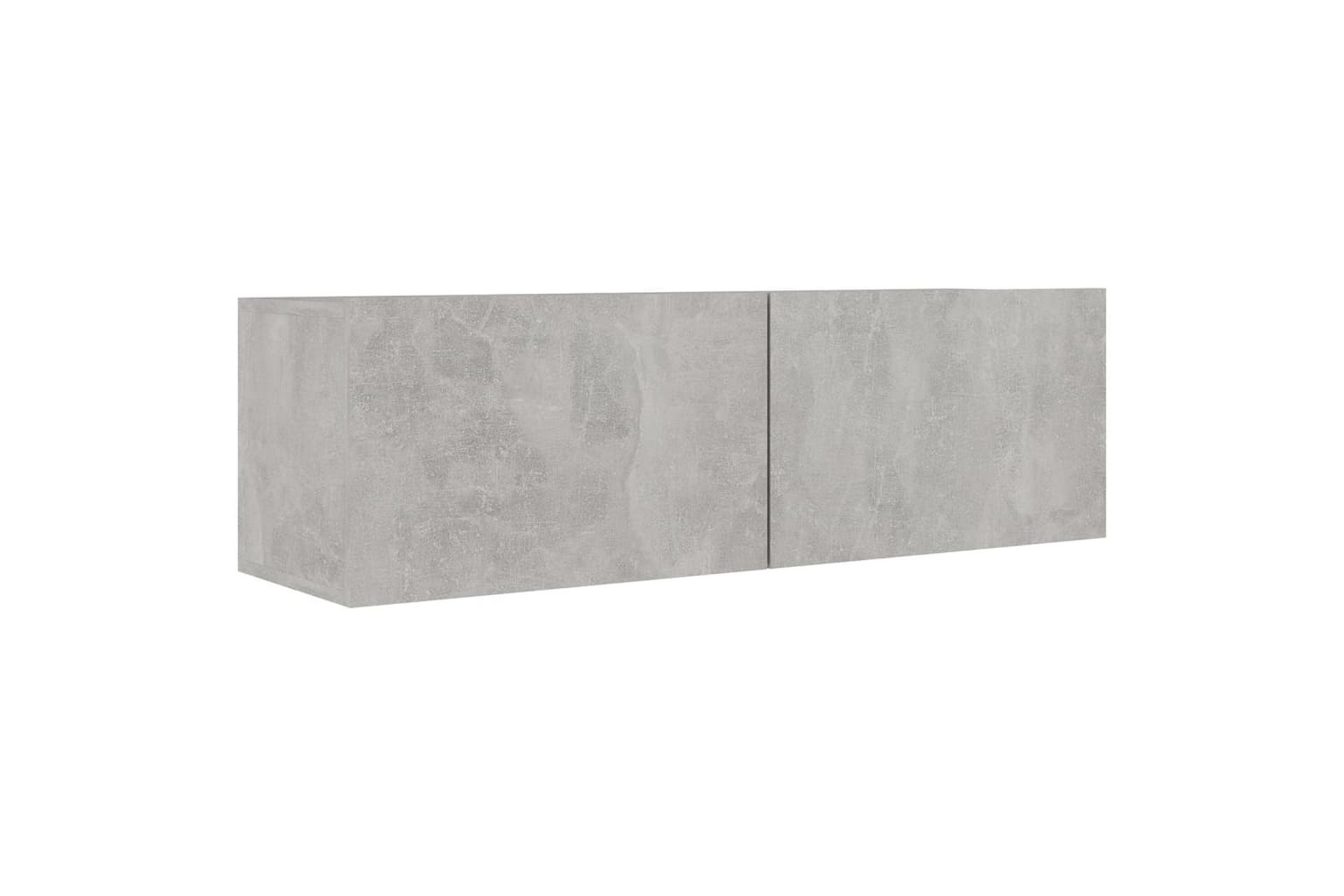 TV-benker 4 stk betonggrå 100x30x30 cm sponplate - Grå - Møbler - Mediamøbel & tv møbel - TV-skap