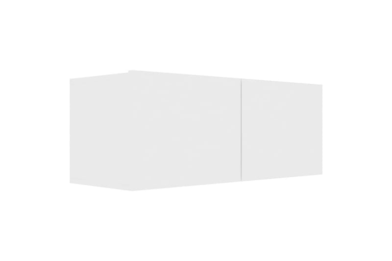 TV-benker 4 stk hvit 80x30x30 cm sponplate - Hvit - Møbler - Mediamøbel & tv møbel - TV-skap