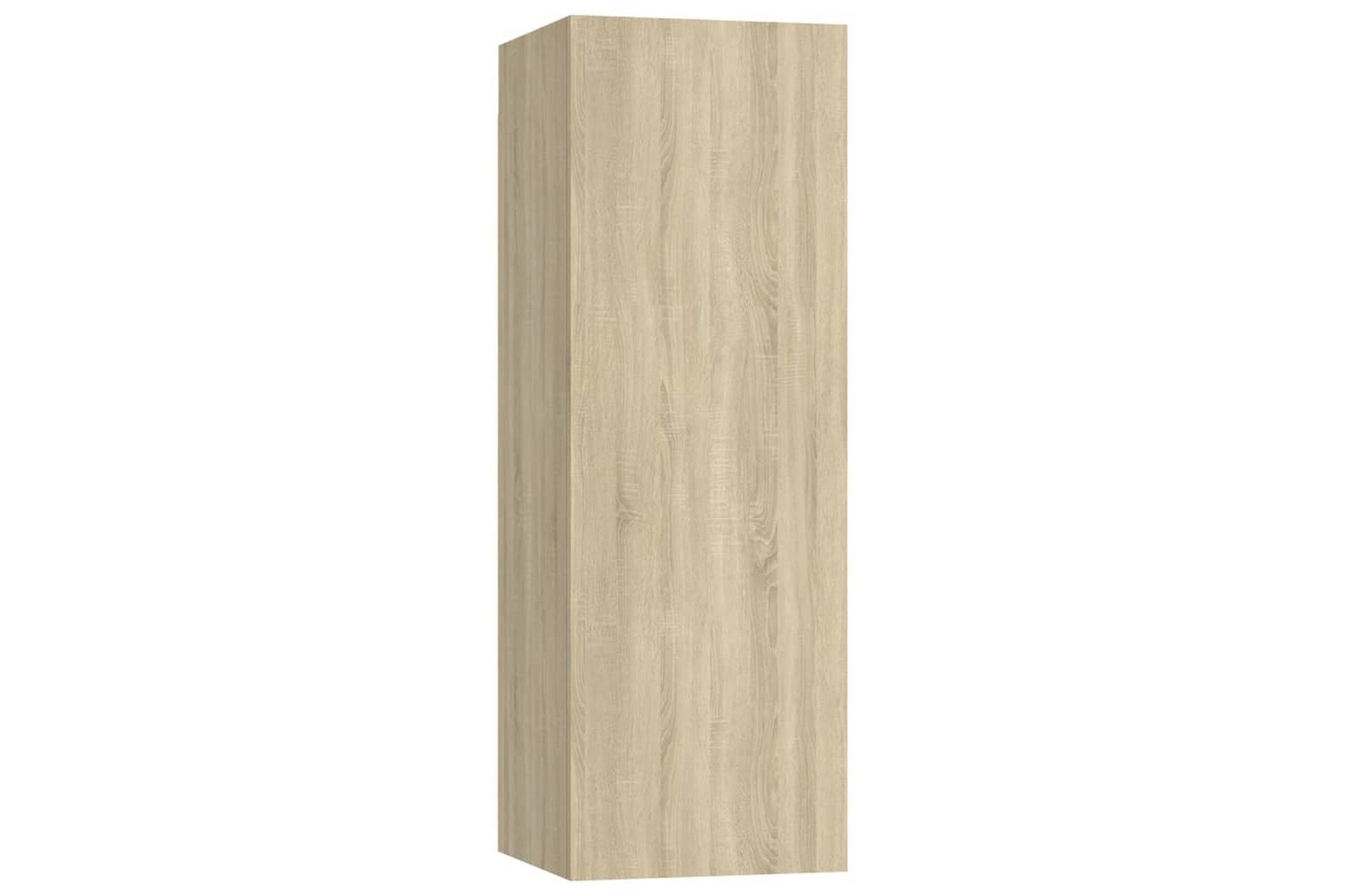 TV-benker 4 stk sonoma eik 30,5x30x90 cm sponplate - Brun - Møbler - Mediamøbel & tv møbel - TV-skap