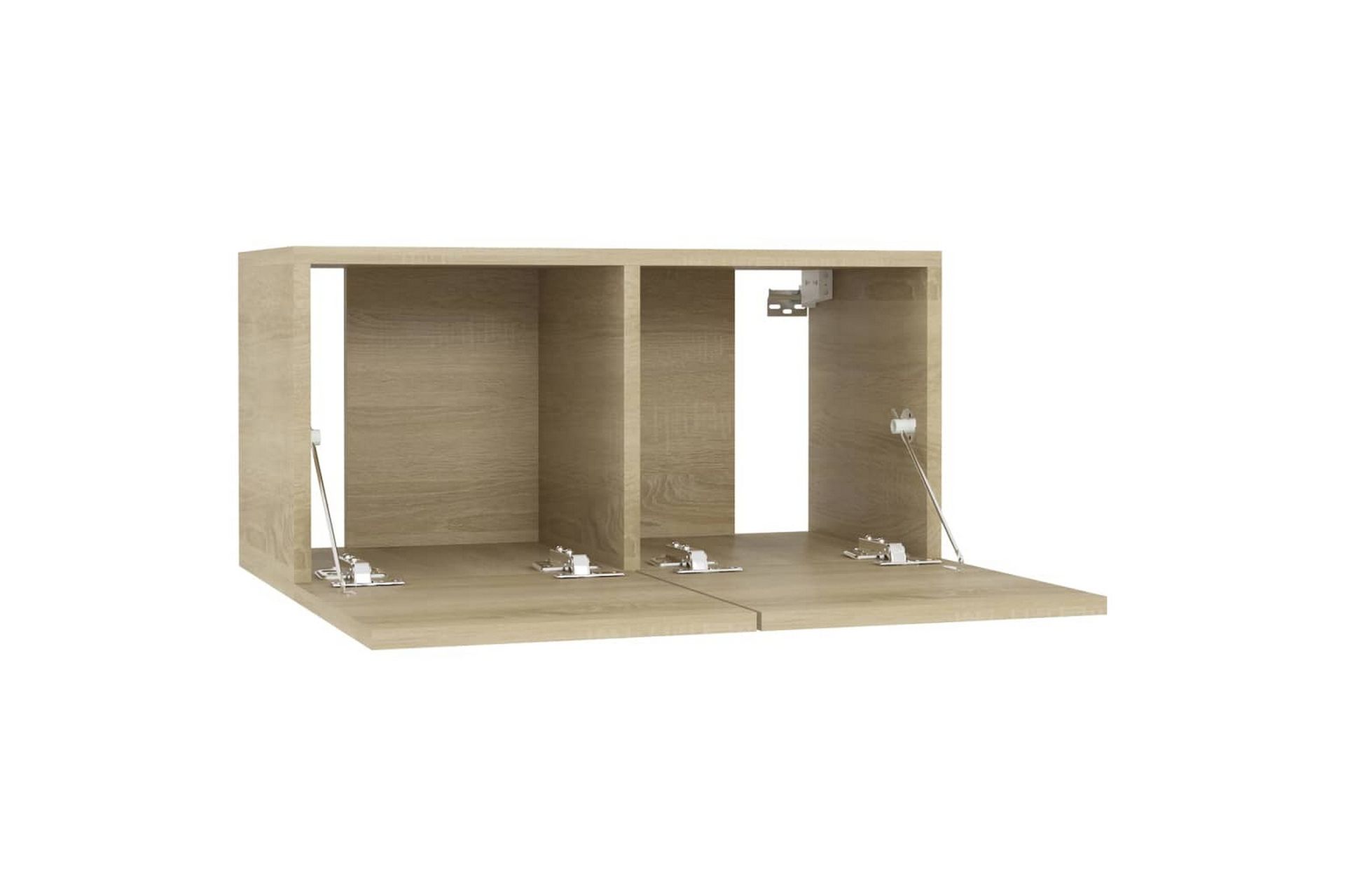 TV-benker 4 stk sonoma eik 60x30x30 cm sponplate - Brun - Møbler - Mediamøbel & tv møbel - TV-skap