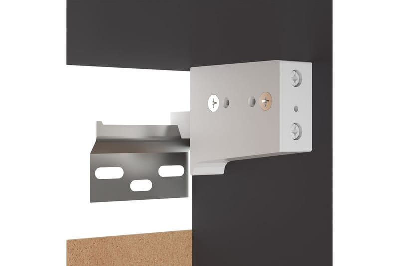 TV-benker 7 stk grå 30,5x30x60 cm sponplate - Grå - Møbler - Mediamøbel & tv møbel - TV-skap