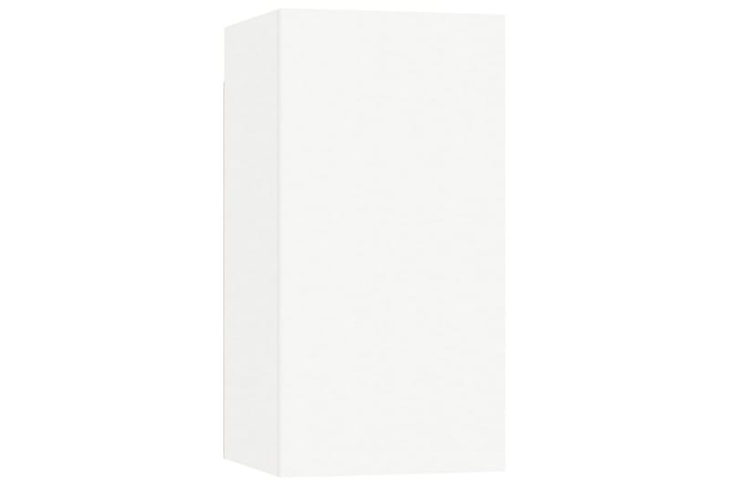 TV-benker 7 stk hvit 30,5x30x60 cm sponplate - Hvit - Møbler - Mediamøbel & tv møbel - TV-skap