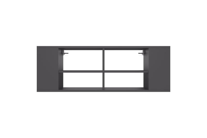 Vegghengt TV-benk grå 102x35x35 cm sponplate - Grå - TV-skap
