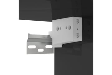 Vegghengt TV-benk høyglans svart 102x35x35 cm sponplate - Svart - Møbler - Mediamøbel & tv møbel - TV-skap
