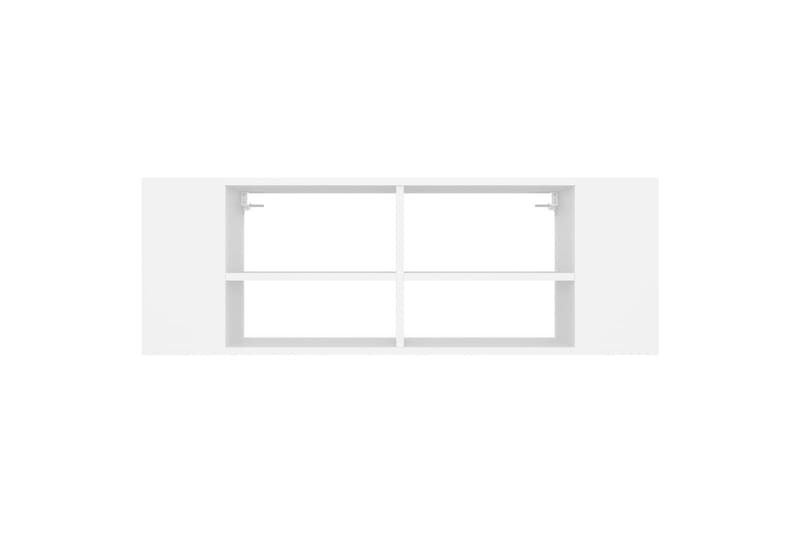 Vegghengt TV-benk hvit 102x35x35 cm sponplate - Hvit - Møbler - Mediamøbel & tv møbel - TV-skap
