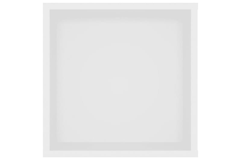 Vegghengt TV-benk hvit 102x35x35 cm sponplate - Hvit - Møbler - Mediamøbel & tv møbel - TV-skap