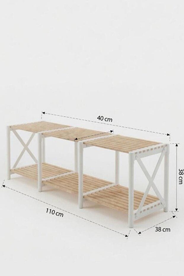 TV Stand Hanah Home Hvit - Møbler - Mediamøbel & tv møbel - TV-benk & mediabenk