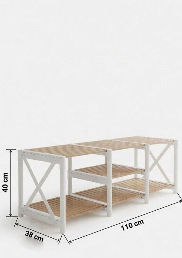 TV Stand Hanah Home Hvit - Møbler - Mediamøbel & tv møbel - TV-benk & mediabenk