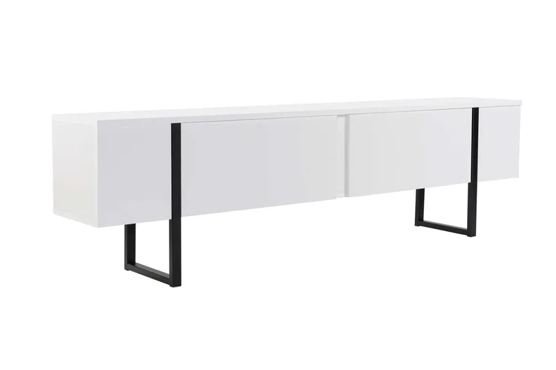 TV Stand Nordure Vit finish Svart, undefined