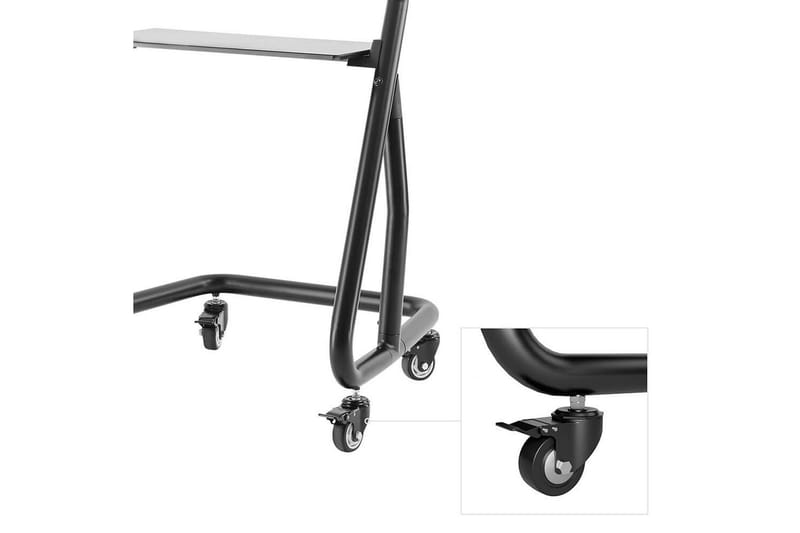 TV-stativ Hama Trolley Opptil 100 Svart - Svart - Møbler - Mediamøbel & tv møbel - Mediestativ & veggfeste