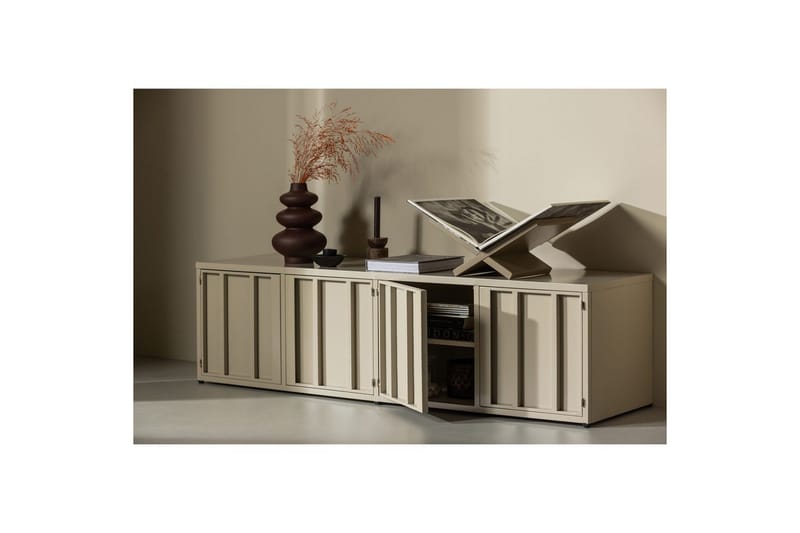 TV-stativ Level - Sand - Møbler - Mediamøbel & tv møbel - TV-benk & mediabenk