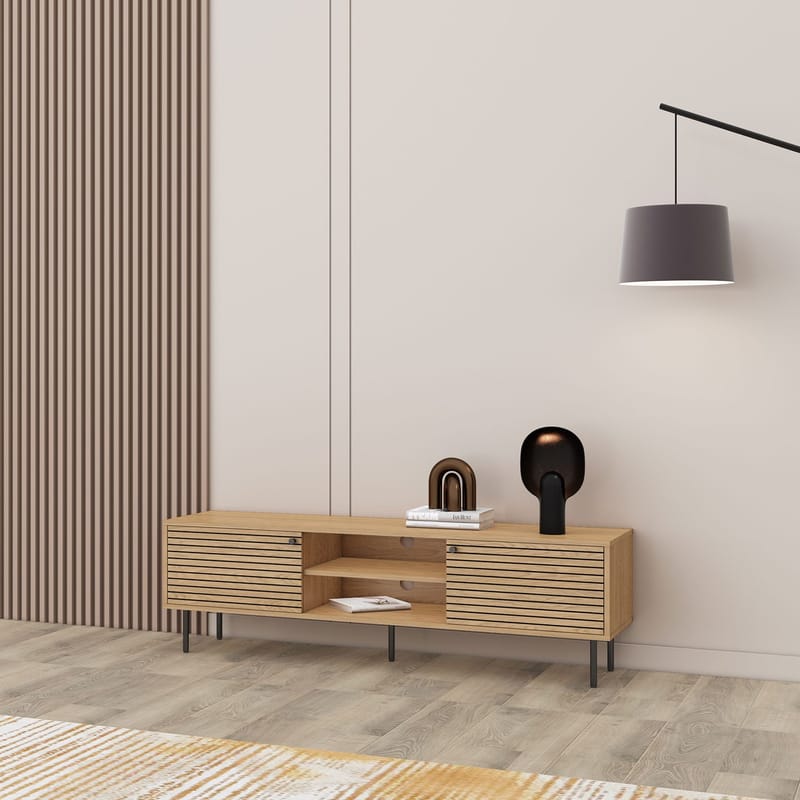 TV-table HOME4YOU - eikebark - Møbler - Mediamøbel & tv møbel - TV-benk & mediabenk