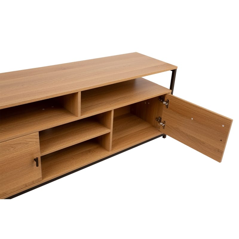 TV-table HOME4YOU - eik/svart - Møbler - Mediamøbel & tv møbel - TV-skap