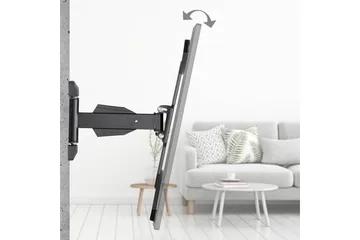 TV-veggfeste Hama VESA Full Motion opptil 65 Easy Fix svart - Svart - Møbler - Mediamøbel & tv møbel - Mediestativ & veggfeste