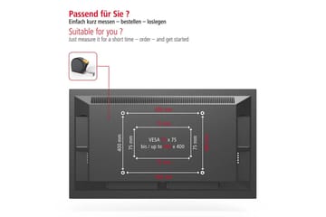 TV-veggfeste Hama VESA Full Motion Opptil 65 Maks 25 kg Svart - Svart - Møbler - Mediamøbel & tv møbel - Mediestativ & veggfeste