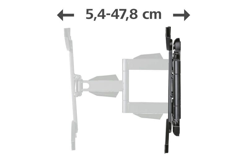 TV-veggfeste Hama VESA Full Motion Svart - Svart - Møbler - Mediamøbel & tv møbel - Mediestativ & veggfeste