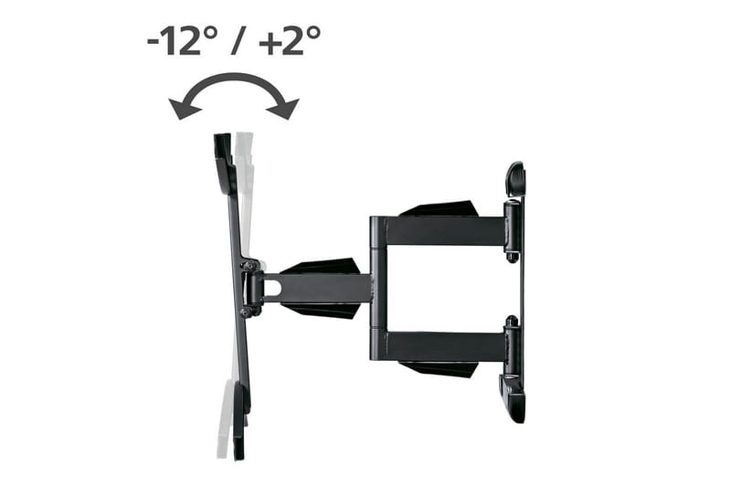 TV-veggfeste Hama VESA Full Motion Svart - Svart - Møbler - Mediamøbel & tv møbel - Mediestativ & veggfeste