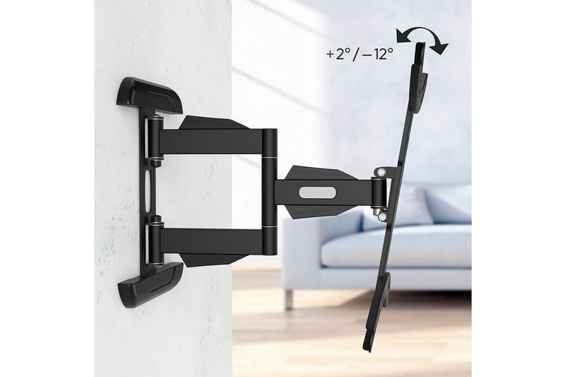 TV-veggfeste Hama VESA Full Motion Svart - Svart - Møbler - Mediamøbel & tv møbel - Mediestativ & veggfeste