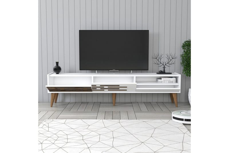 Valensiya TV-benk 180 cm - Hvit - Møbler - Mediamøbel & tv møbel - TV-benk & mediabenk