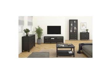 Vallvidera TV-benk 151,4 cm - Svart - Møbler - Mediamøbel & tv møbel - TV-benk & mediabenk