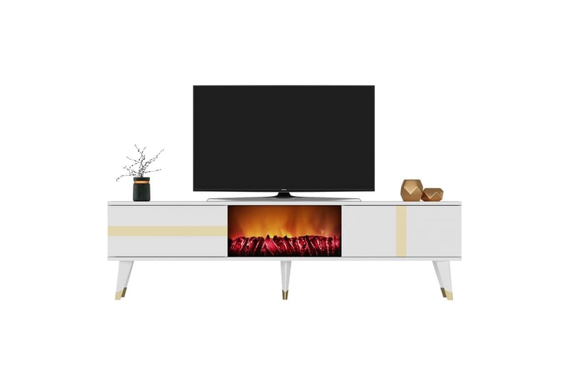 Vania TV-benk 150 cm - Gull - TV-benk & mediabenk