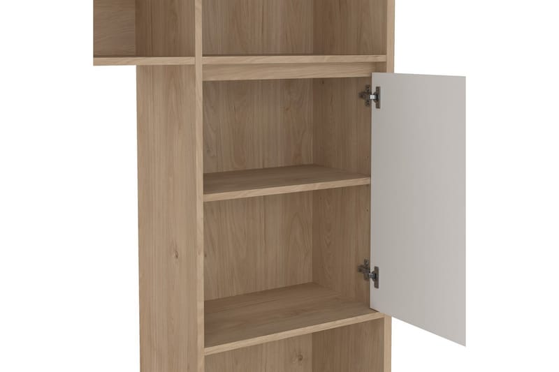 Varun TV-skap 209 cm - Hvit/Natur - Møbler - Mediamøbel & tv møbel - TV-skap