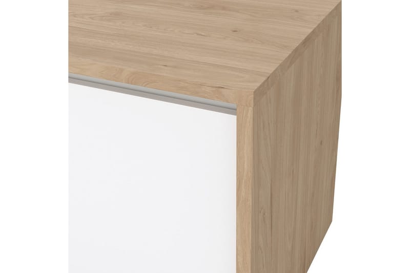 Varun TV-stativ 51 cm - Hvit/Rødfarget tre - Møbler - Mediamøbel & tv møbel - Mediestativ & veggfeste