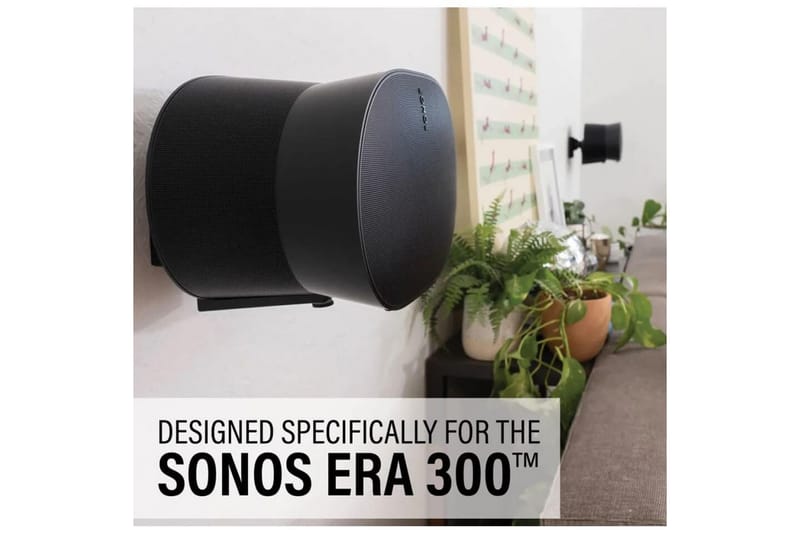 Veggfeste Sanus for Sonos ERA 300 2 deler Svart - Svart - Møbler - Mediamøbel & tv møbel - Mediestativ & veggfeste