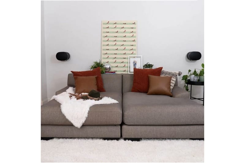 Veggfeste Sanus for Sonos Era 300 2 Deler - Svart - Møbler - Mediamøbel & tv møbel - Mediestativ & veggfeste