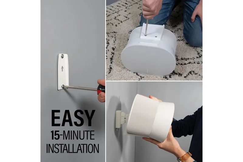 Veggfeste Sanus for Sonos Era 300 - Hvit - Møbler - Mediamøbel & tv møbel - Mediestativ & veggfeste