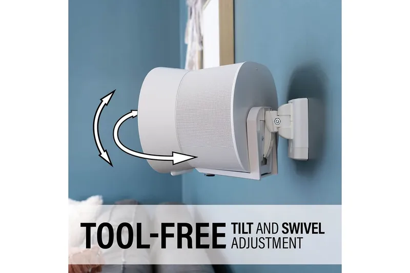 Veggfeste Sanus for Sonos Era 300 - Hvit - Møbler - Mediamøbel & tv møbel - Mediestativ & veggfeste