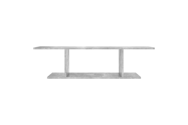 Vegghengt TV-benk betonggrå 103x30x26,5 cm - Grå - Møbler - Mediamøbel & tv møbel - TV-skap