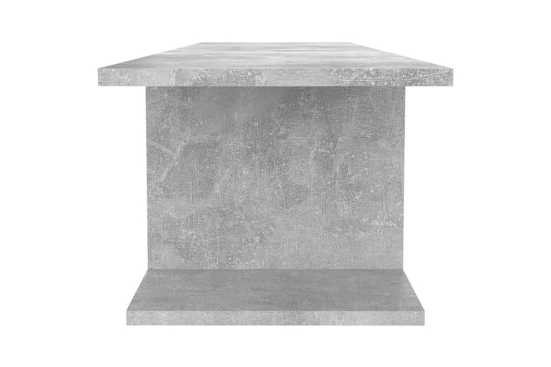 Vegghengt TV-benk betonggrå 103x30x26,5 cm - Grå - Møbler - Mediamøbel & tv møbel - TV-skap