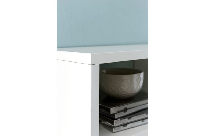 Vegghylle Wohnling melaminbelagt sponplate, bokoppbevaring, veggmontert, moderne stil Hvit - Hvit - Oppbevaring - Hyller - Vegghylle