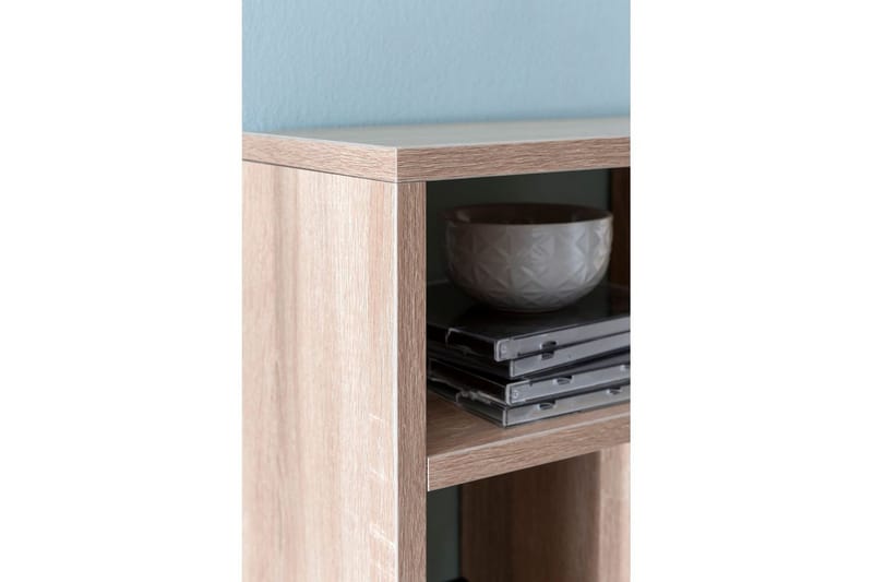 Vegghylle Wohnling melaminbelagt sponplate, bokoppbevaring, veggmontert, moderne stil Sonoma - Sonoma - Oppbevaring - Hyller - Vegghylle