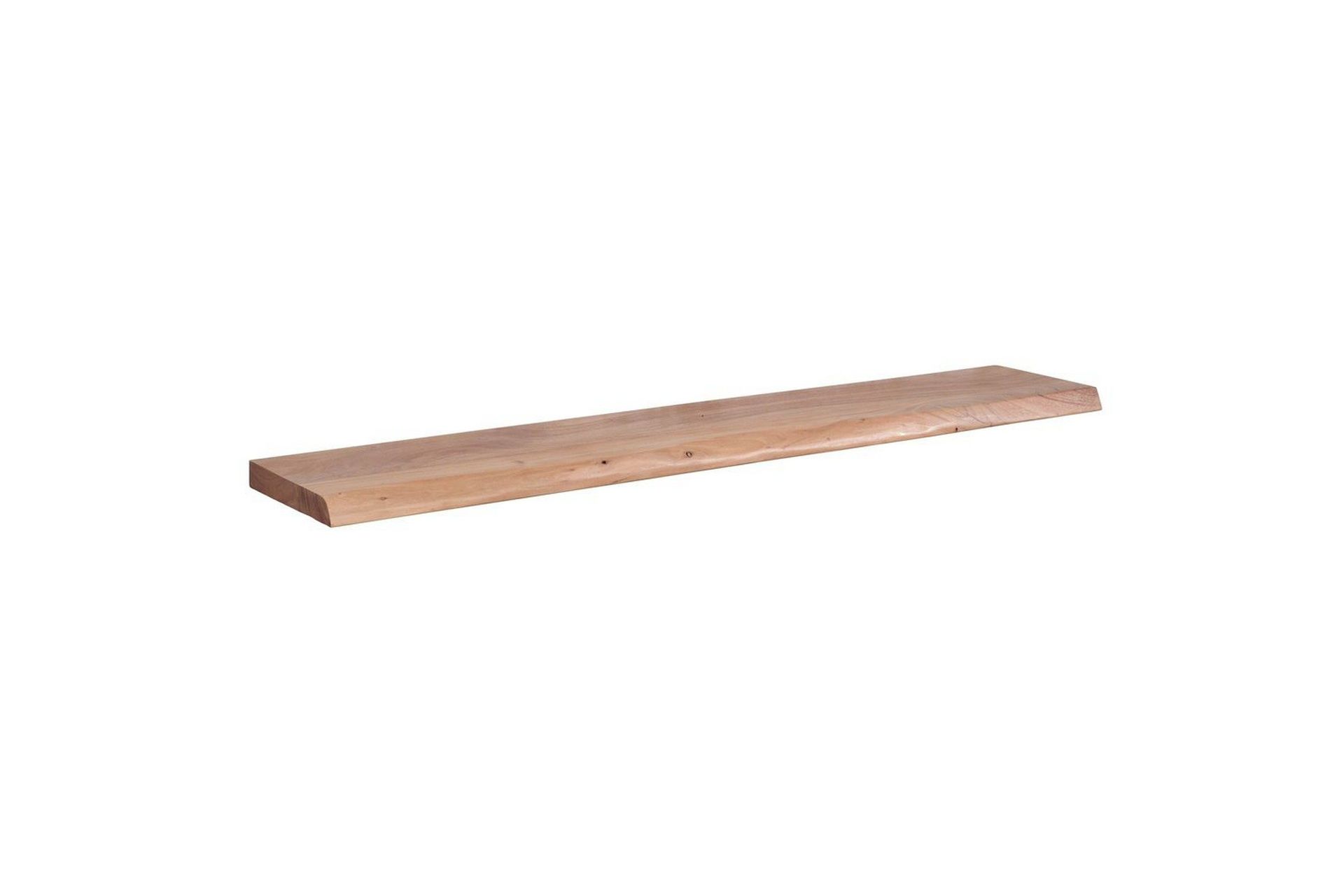 Vegghylle Wohnling trekant, heltre, flytende hylle, landlig stil 140 cm - 140 cm