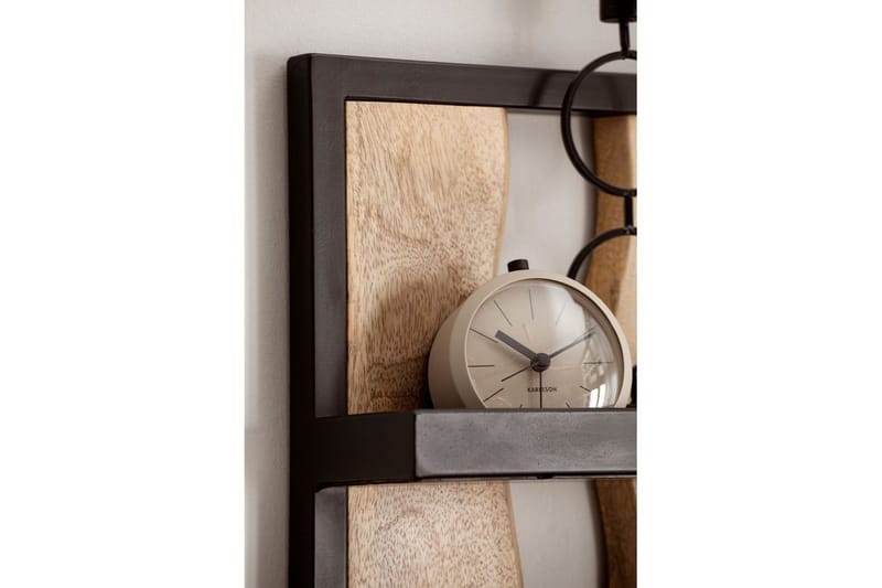 Vegghylle Wohnling Trekanter i massiv treramme med 4 hyller Industriell - Oppbevaring - Hyller - Vegghylle