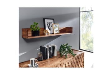 Vegghylle Wohnling Vegghengt i heltre 120 cm landstil - Oppbevaring - Hyller - Vegghylle