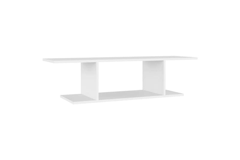 Veggmontert TV-benk hvit 103x30x26,5 cm - Hvit - Møbler - Mediamøbel & tv møbel - TV-skap
