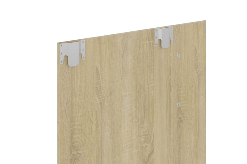 Veggmontert TV-benk sonoma eik 120x23,5x90 cm sponplate - Brun - Møbler - Mediamøbel & tv møbel - TV-skap