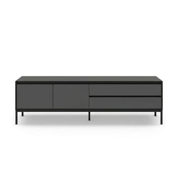 Velar TV-benk 180x55x40 cm - Anthracite/Wood Black/Black - Møbler - Mediamøbel & tv møbel - TV-benk & mediabenk
