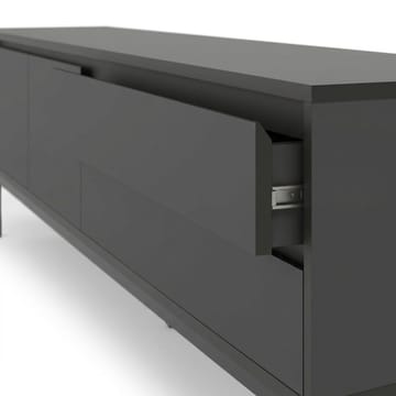 Velar TV-benk 180x55x40 cm - Anthracite/Wood Black/Black - Møbler - Mediamøbel & tv møbel - TV-benk & mediabenk