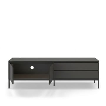 Velar TV-benk 180x55x40 cm - Anthracite/Wood Black/Black - Møbler - Mediamøbel & tv møbel - TV-benk & mediabenk