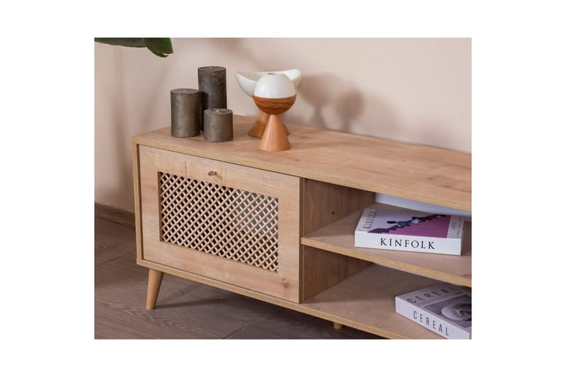 Velin TV-benk 55 cm - Mellomfarget tre - Møbler - Mediamøbel & tv møbel - TV-benk & mediabenk
