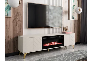 Vemdalen TV-benk 184 cm - Sand beige - Møbler - Mediamøbel & tv møbel - TV-benk & mediabenk