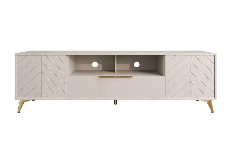 Vemdalen TV-benk 204 cm, Sand beige