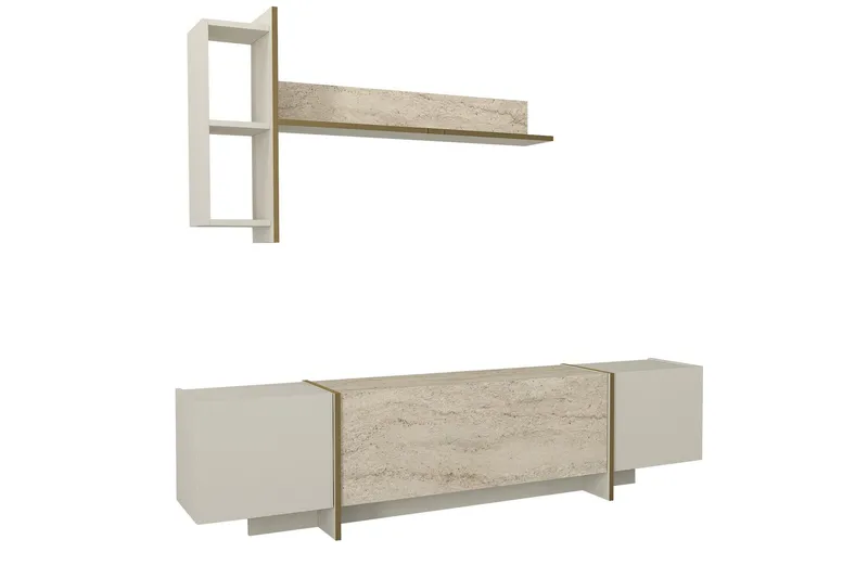 Veyron TV-benk 180 cm, Beige/Sandstein