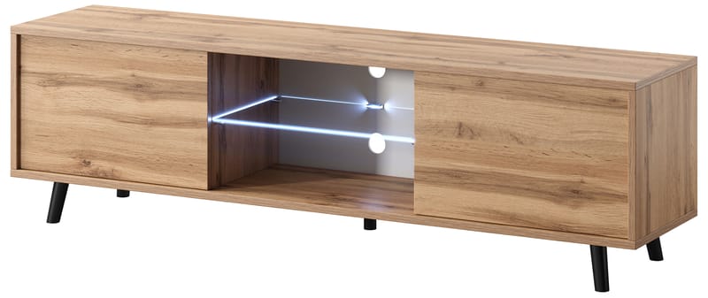Vipan TV-benk 140 cm - Eik - Møbler - Mediamøbel & tv møbel - TV-benk & mediabenk