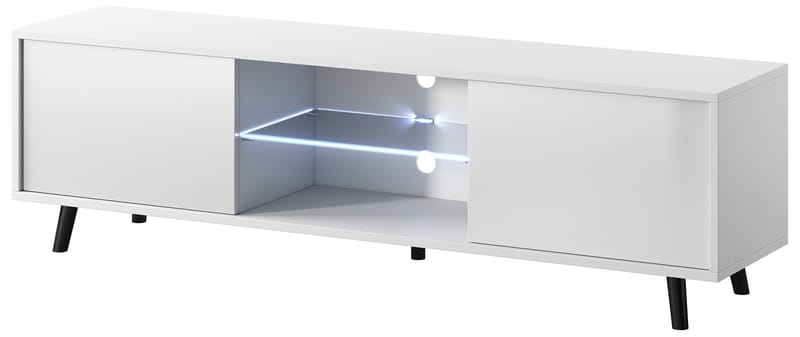 Vipan TV-benk 140 cm - Hvit - Møbler - Mediamøbel & tv møbel - TV-benk & mediabenk